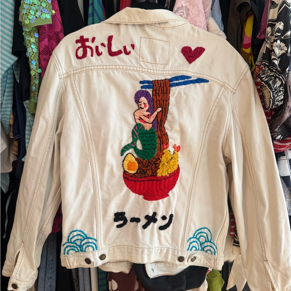 Ramen Mermaid Jean Jacket